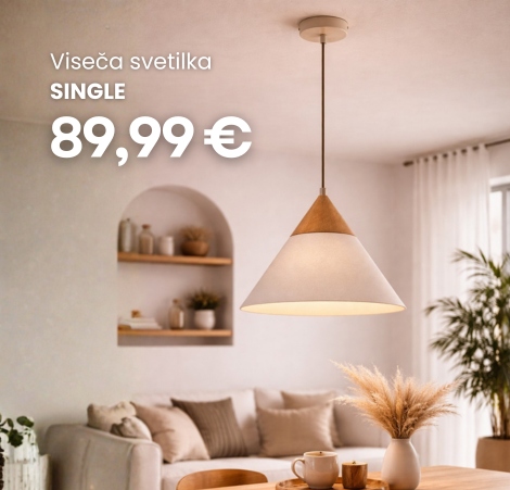 Viseča svetilka Single