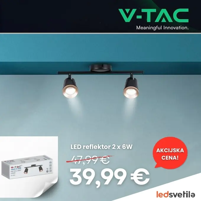 LED reflektor 2 x 6W 