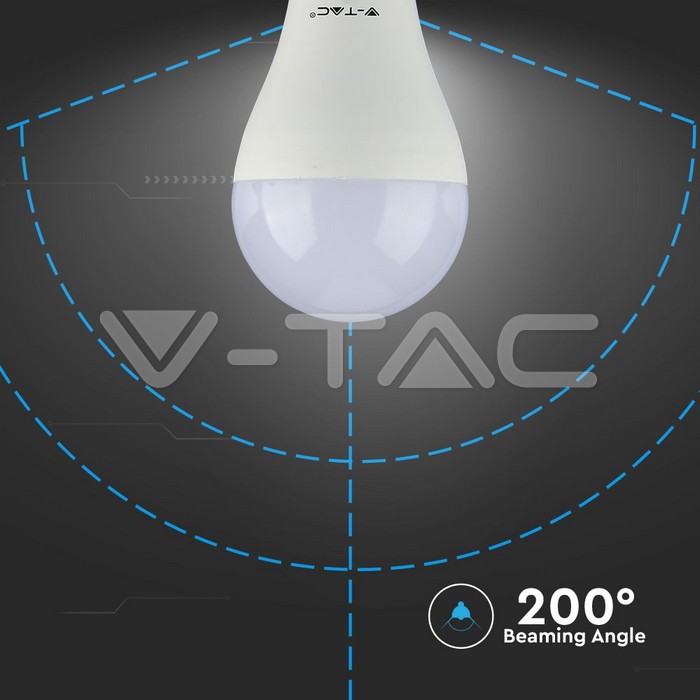 LED Bulb - SAMSUNG CHIP 12W E27 A++ A65 Plastic 3000K