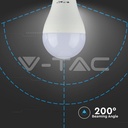 LED Bulb - SAMSUNG CHIP 17W E27 A65 Plastic 3000K Dimmable