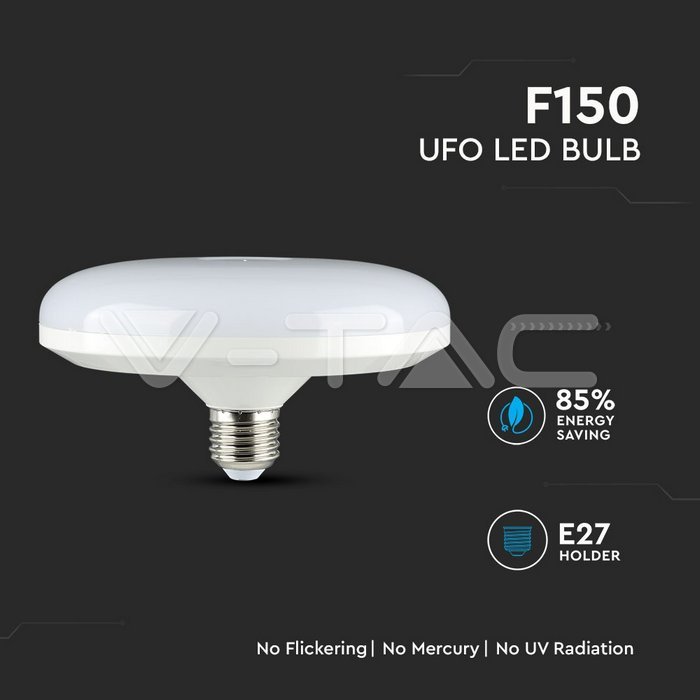 LED Bulb - SAMSUNG CHIP 24W E27 UFO F150 6400K