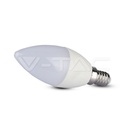 LED Bulb - SAMSUNG CHIP 4.5W E14 A++ Plastic Candle 6400K 
