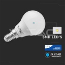 LED Bulb - SAMSUNG CHIP 4.5W E14 A++ P45 Plastic 3000K