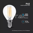 LED Bulb - 6W Filamen E14 P45 Clear Cover 3000K 
