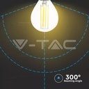 LED Bulb - 6W Filamen E14 P45 Clear Cover 6400K 