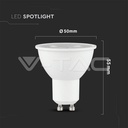 LED Spotlight SAMSUNG CHIP - GU10 5W White Plastic 3000K 12Pcs/Pack 