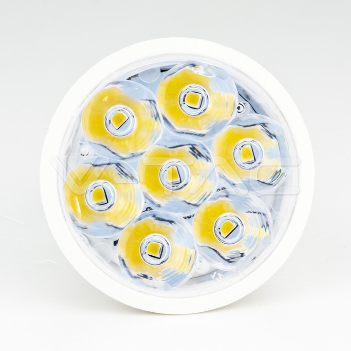 LED Spotlight SAMSUNG CHIP - GU10 6.5W Ripple Plastic 10°D 4000K