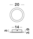 Wall light Nevo