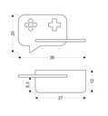 Kids wall lamp Console with cable