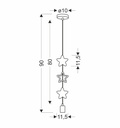 Kids pendant lamp Stars