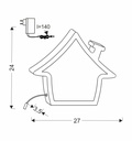 Kids table lamp House