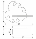 Kids wall lamp Monstera