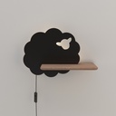 Kids wall lamp Sheep with cable