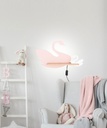 Kids wall lamp Swan with cable