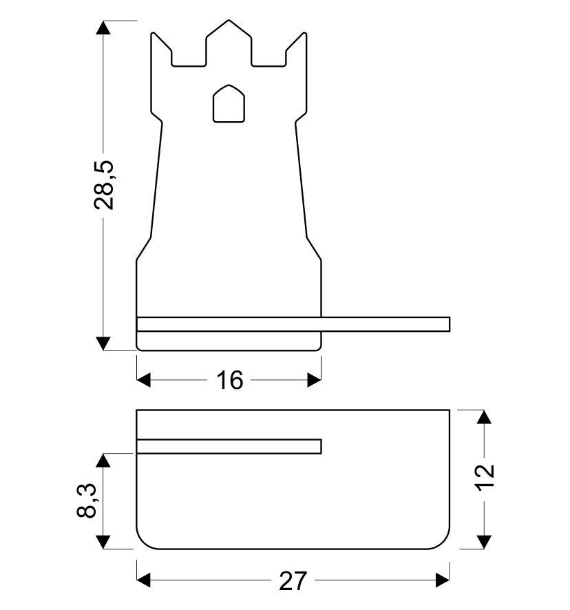 Kids wall lamp Tower