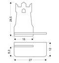 Kids wall lamp Tower
