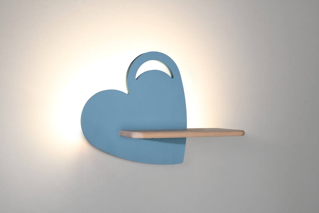 Kids wall light Heart