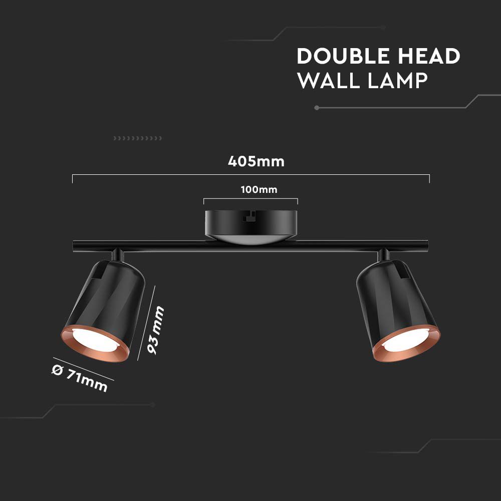 12W Led Wall Lamp Double Head 