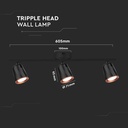 18W Led Wall Lamp Triple Head