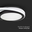 24W LED Designer Ceiling Light Double Round 4000K