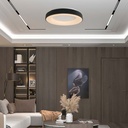 49W LED Decorative Ceiling Light 60*9CM Black Body 3000K