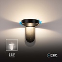 5W LED Wall Light 3000K+4000K IP65