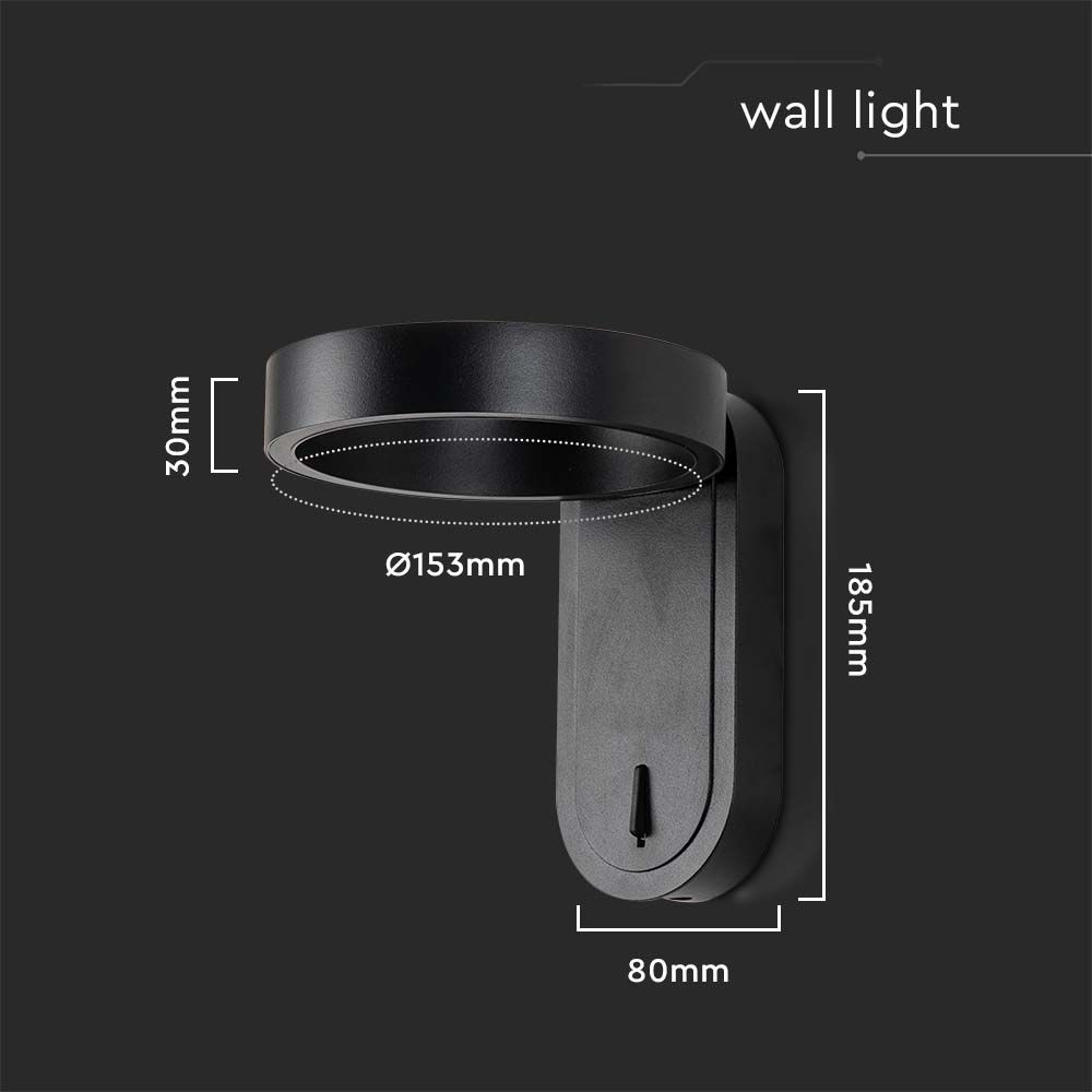 5W LED Wall Light 3000K+4000K IP65