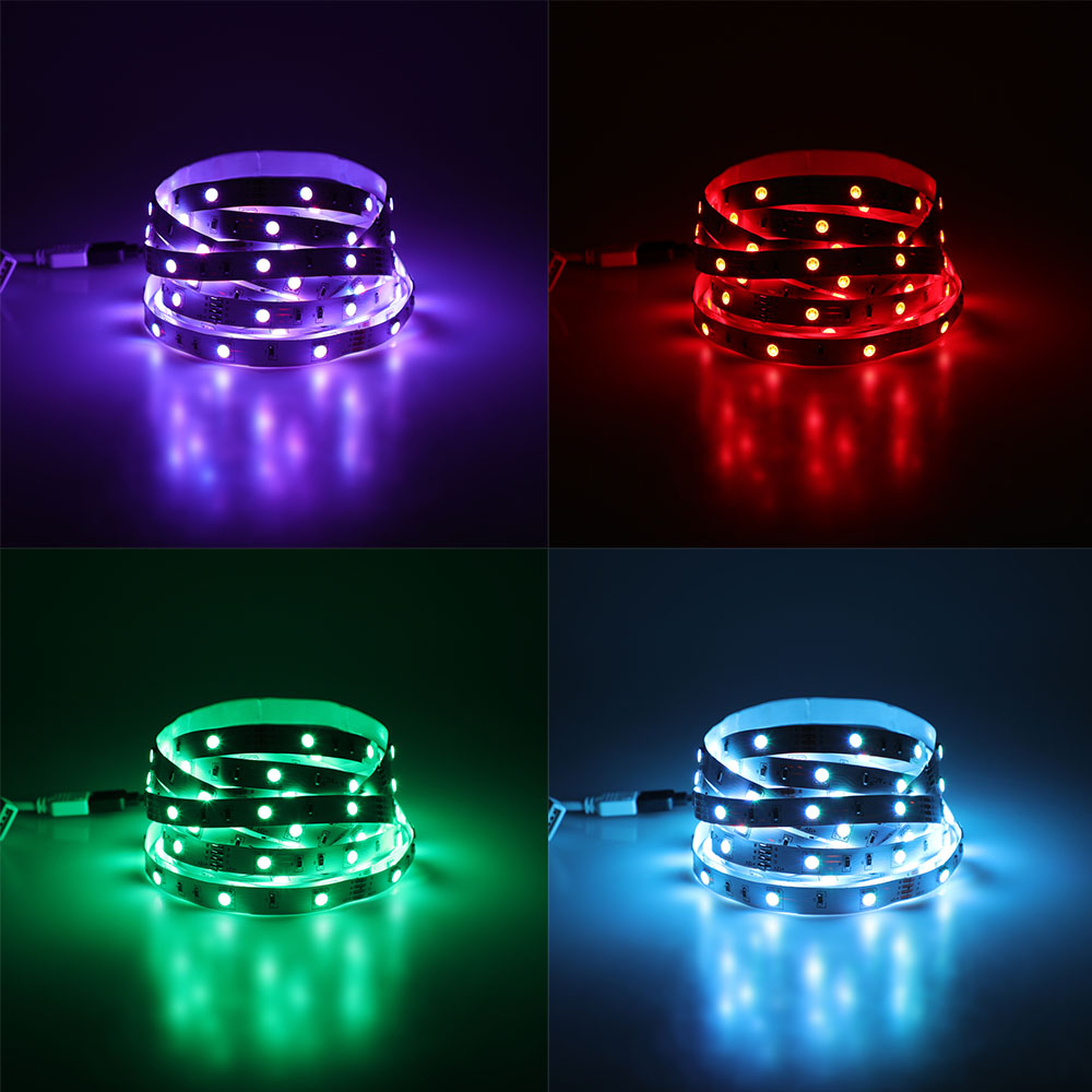 LED Strip RGB Set SMD5050 300LED 2x5M With Remote + Adaptor 