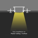 Led Strip Mounting Kit With Diffuser Aluminum Milky Gypsum Wide 2000MM 