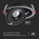 12W LED COB Downlight 3IN1 
