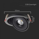 12W LED COB Downlight 3IN1 