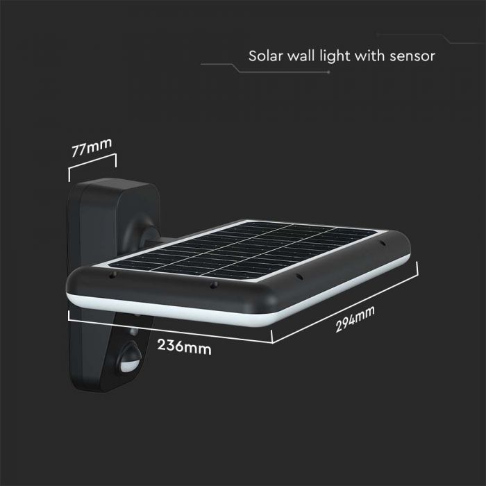 15W LED Solar Yard Light LiFePO4 Battery 3.2V 6000mA CCT: 6000K+4000K 
