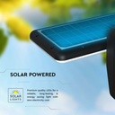 15W LED Solar Yard Light LiFePO4 Battery 3.2V 6000mA CCT: 6000K+4000K 