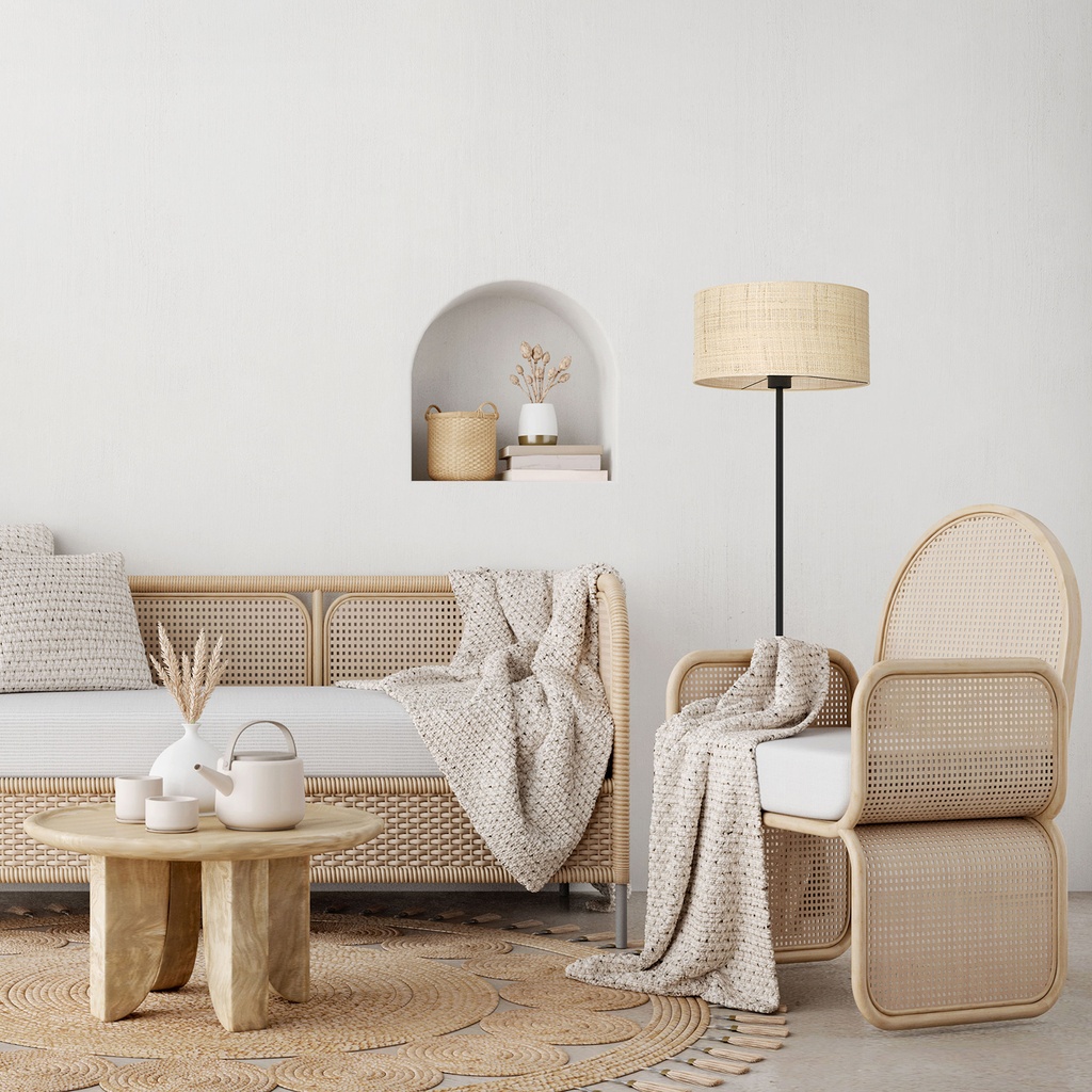 Floor light Rattan