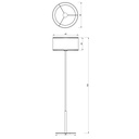 Floor light Rattan