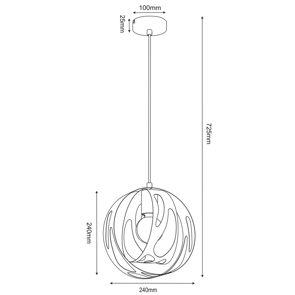 Pendant light Agava