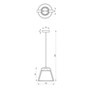 Pendant light Norko
