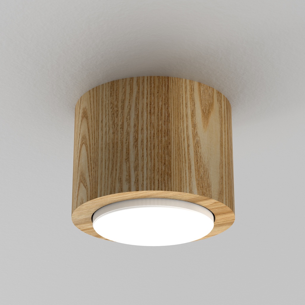 Recessed light Downlight Wood GX53