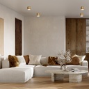 Recessed light Downlight Wood GX53