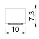 Recessed light Downlight Wood GX53