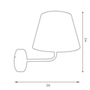 Wall light Arden Cone E27