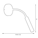 Wall light Arden G9
