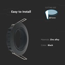 VT-779 GU10 Fitting Round Black