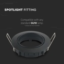 VT-779 GU10 Fitting Round Black