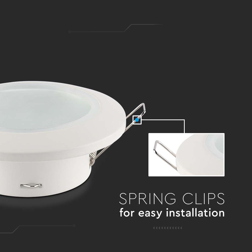 VT-981 GU10 Fitting Round White
