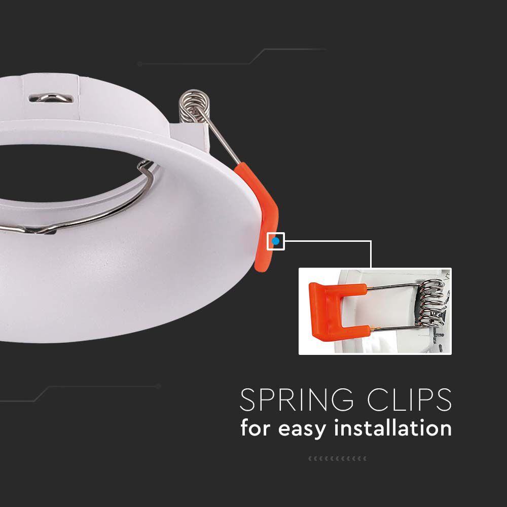 VT-920 GU10 Fitting Round White