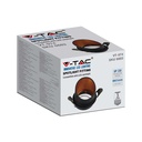 VT-974 GU10 Fitting Round Black