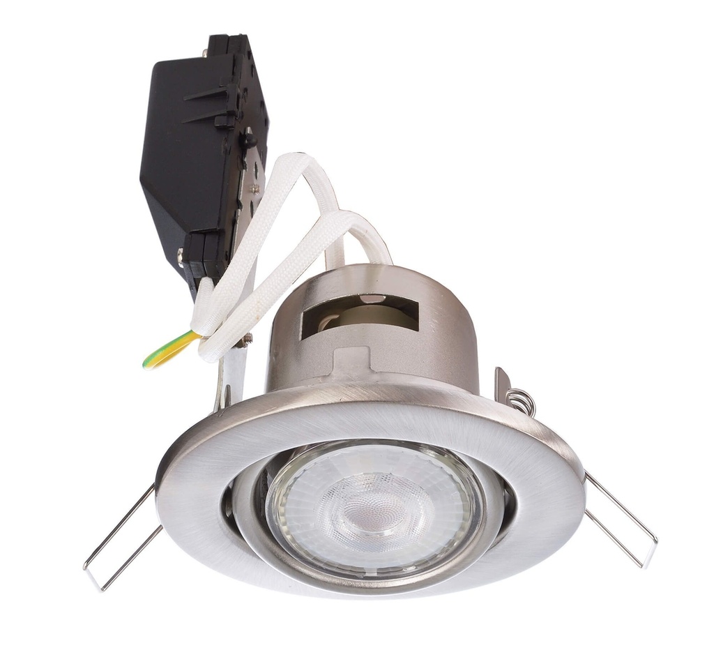  Vgradna svetilka downlight Deneb, 1x max. 50 W GU10, srebrna