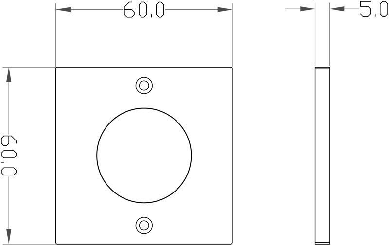 LED pohištvena svetilka Fine I, 3 W, 2700 K, siva