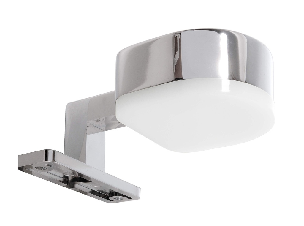 LED pohištvena svetilka Gienah, 3,2 W, 3000 K, srebrna